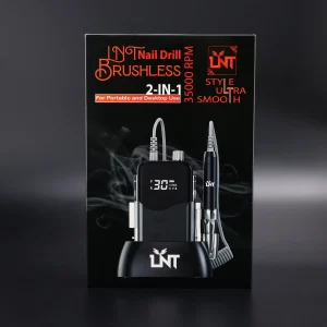 LNT Brushless Nail Drill 35000RPM ( BLACK) - Image 3