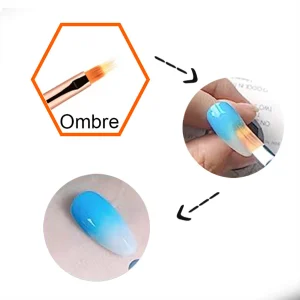 LNT- Double Head Art Brush ( Ombre – 3D ) - Image 3