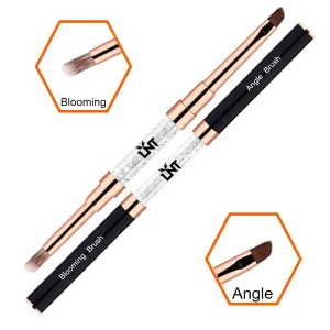 LNT- Double Head Nail Art Brush ( Blooming – Angle ) - Image 3